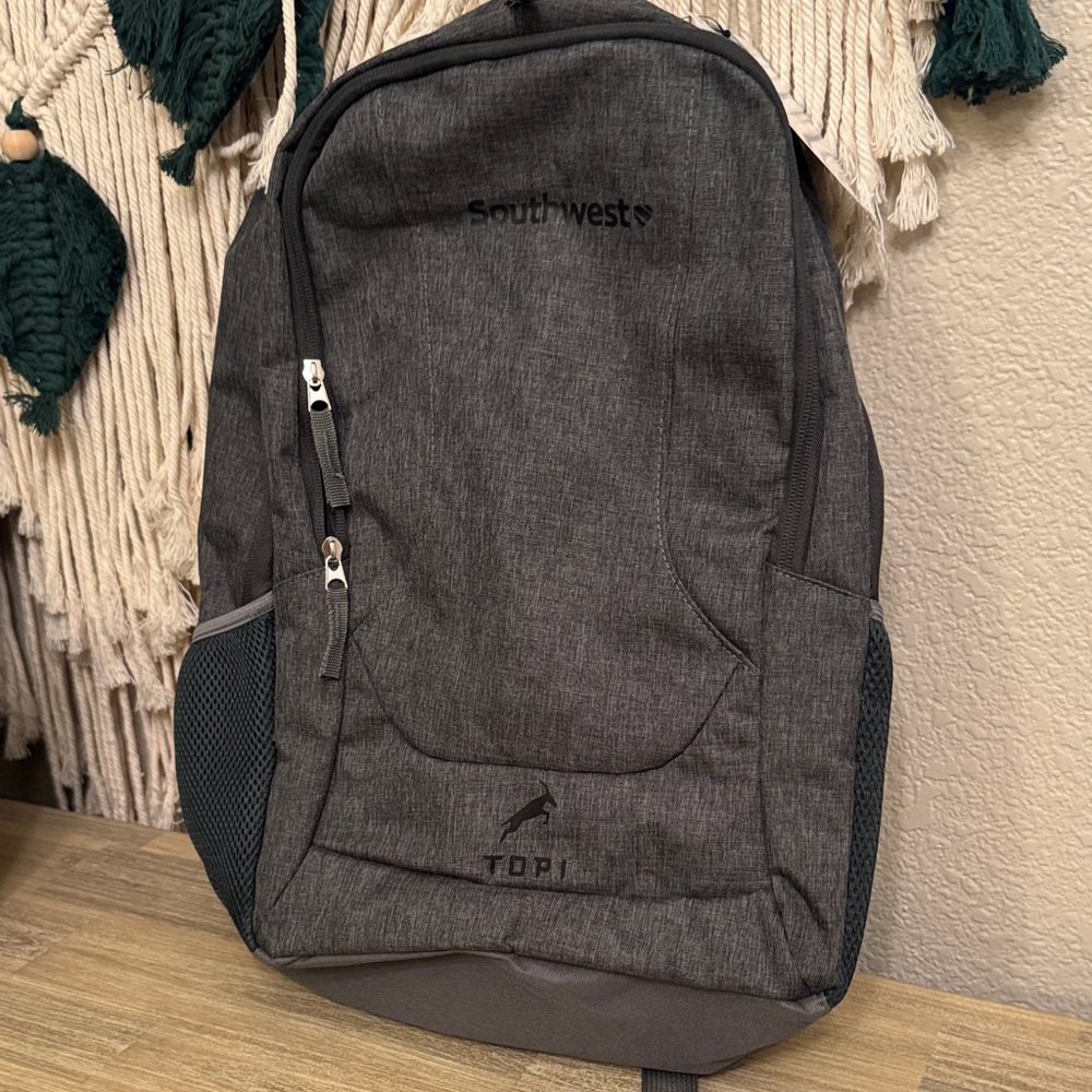 Gray Backpack for Men